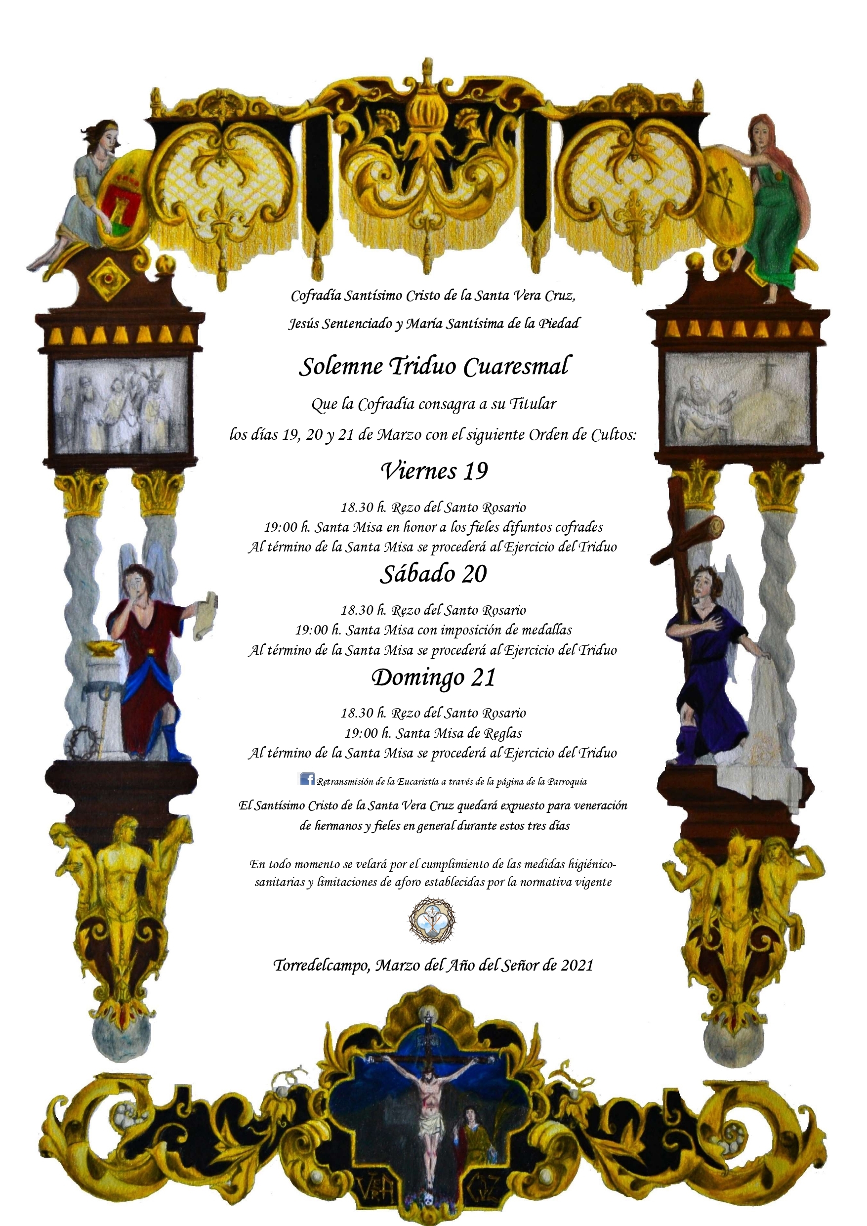 SOLEMNE TRIDUO CUARESMAL VERA CRUZ 19-20-21 MARZO